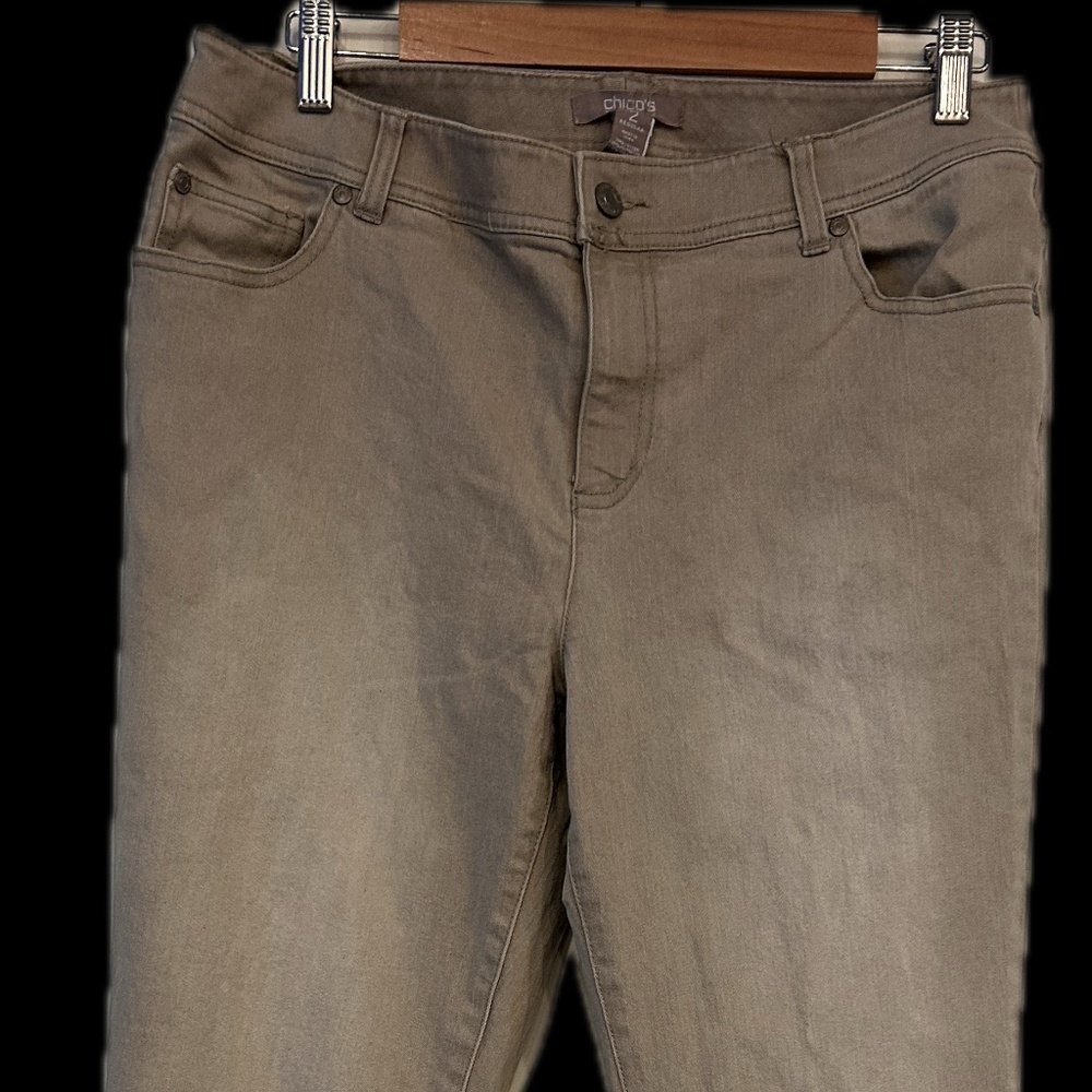 Chico's Tan Jeans - Size 2- EUC